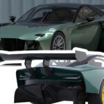 Aston Martin GT Racecar Design Render es en parte Vulkan y en parte Valkyrie