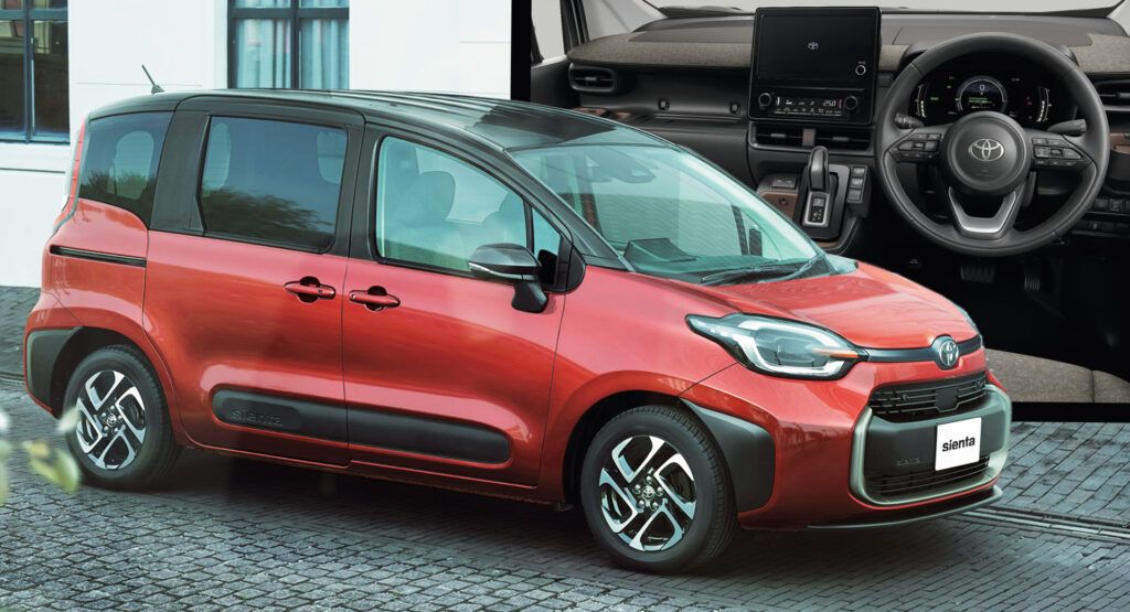 El nuevo Toyota Sienta debuta en Japón como un monovolumen híbrido de tres filas basado en el Yaris