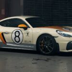 Este Porsche 718 Cayman GT4 único rinde homenaje al auto de carreras 906