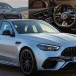 El Mercedes-AMG C63 S 2023 regresa como un híbrido enchufable de 671 hp que dice que 4 cilindros está bien