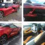 El subastador afirma que este Corvette 2023, que obtuvo un título de rescate después de solo 245 millas, se puede restaurar por $ 47,000