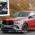 La línea Mercedes-AMG GLE 53 2024 espiada con actualizaciones menores por dentro y por fuera