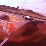 Obtenga la perspectiva de un conductor al volante del McLaren MP4/5 de Ayrton Senna en Laguna Seca