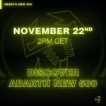 El Abarth 500 Electric 2023 debutó el 22 de noviembre