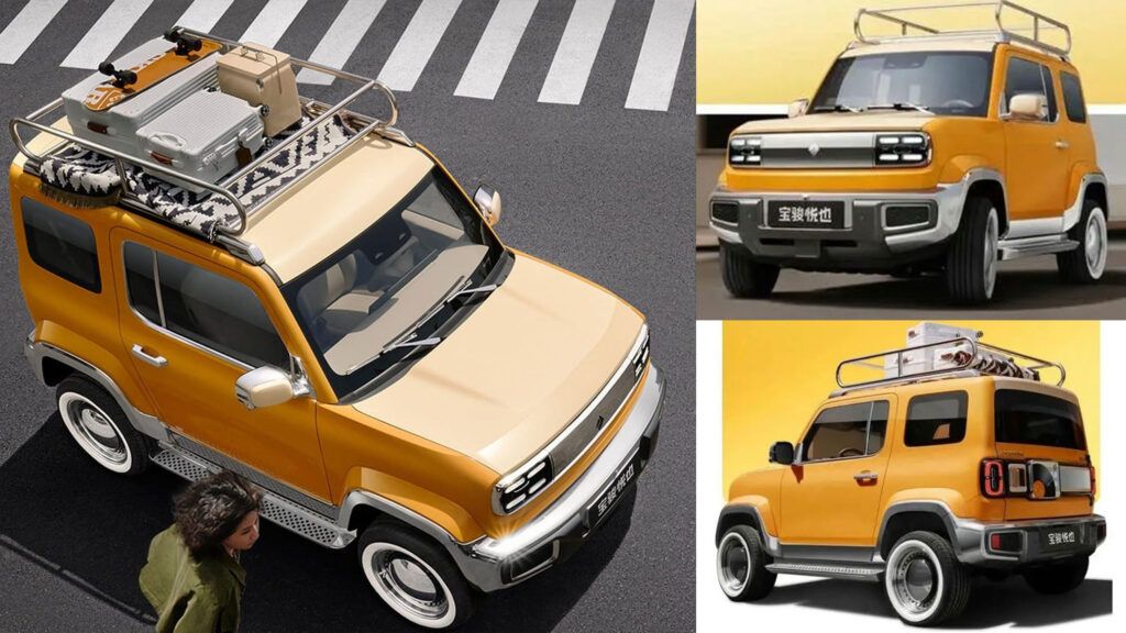 Baojun Yep Micro-Truck Gets Its Retro Rocks Off With Chrome Roof Rack And Accessories