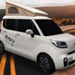 Esta camper Kia para 4 personas es barata y se puede aparcar en un lugar específico